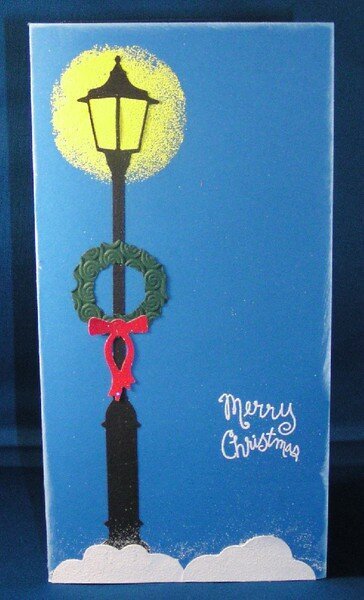 Christmas Card - Lamp Post