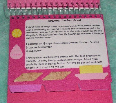 Unfinished Recipe Card Cookbook