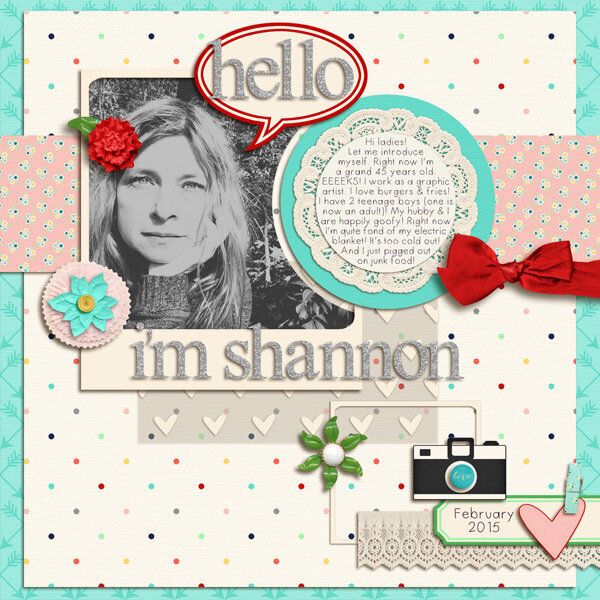 Hello I&#039;m Shannon