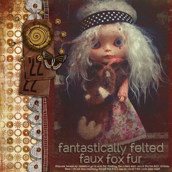 Fantastically Felted Faux Fox Fur