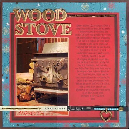Wood stove  **as seen in &quot;The Amazing Page&quot; MM book