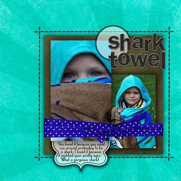 Shark Towel - SKETCH THIS Week #25***