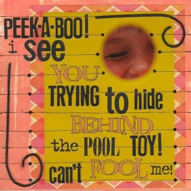 Peek-a-boo!