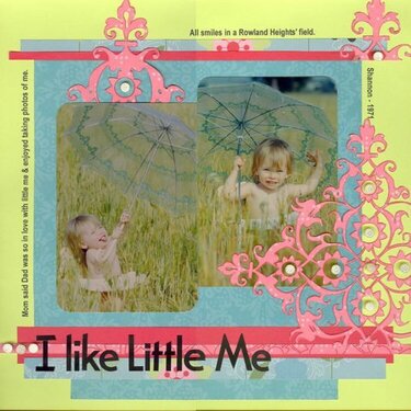 I Like Little Me  ****sketch this - week 5 inspiration***