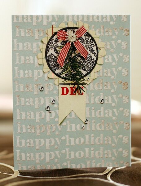 Happy Holidays *hybrid card*