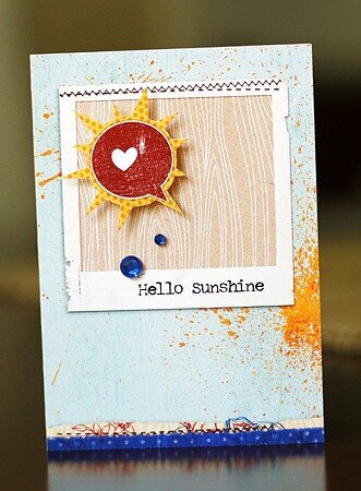 Hello Sunshine card *hybrid*