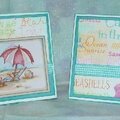 * Beach themed cards *