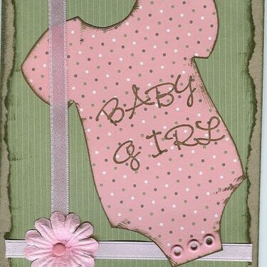 *Baby Girl*  card