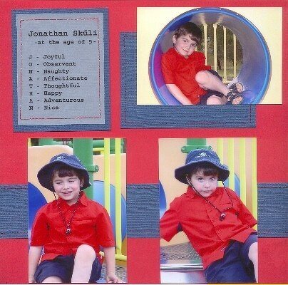 Jonathan - at the age of 5 -