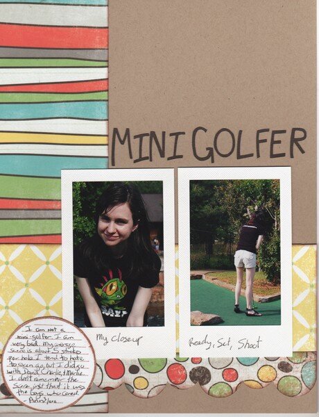 Mini Golfer *Ad Lib*