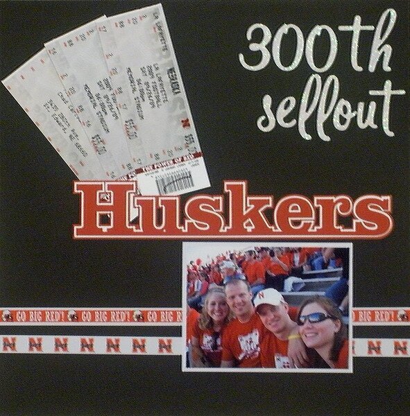 Huskers - 300th sellout