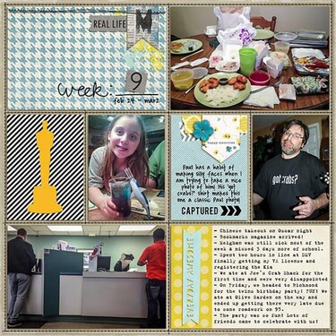 Project Life: Week 9, Page 1