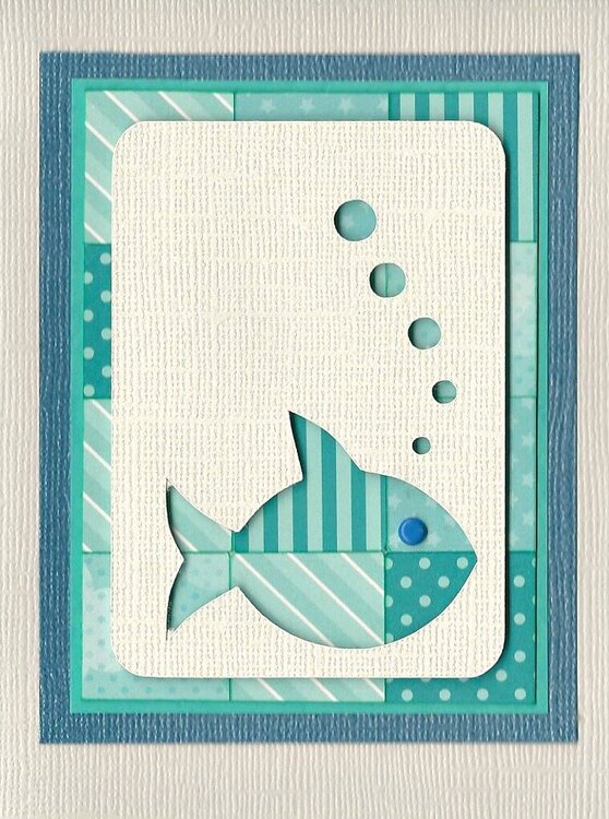 Inchies...Bubble Fish Card