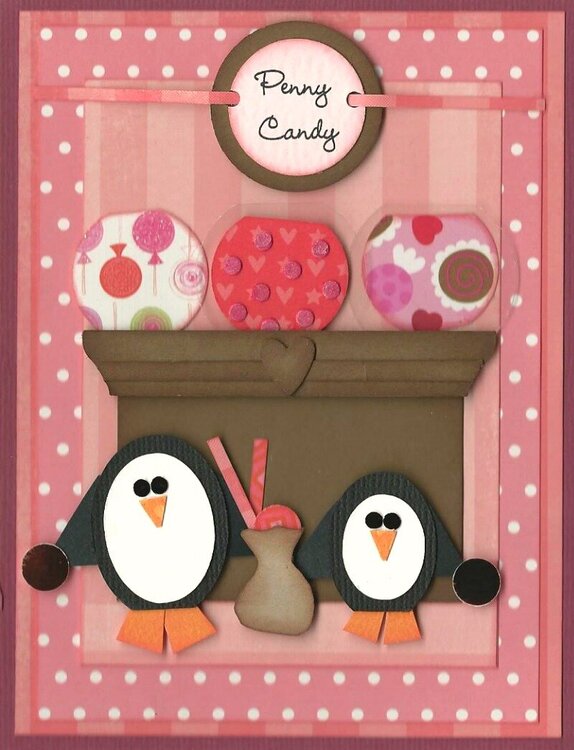 The Penny Candy Store...Paper Pieced Card