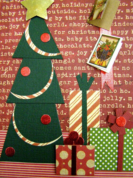 Paper Pieced Christmas Tree Card