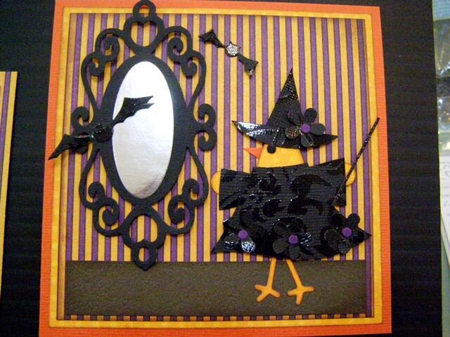 Witch Bird at Her Mirror