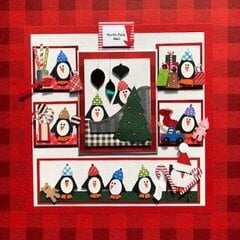 November 2019 Sampler "Christmas Shopping Penguins" !