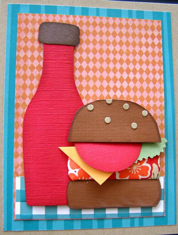 Paper Quilting Picnic Card...