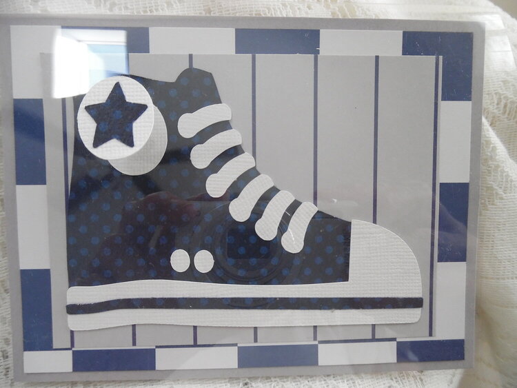 Acetate Card-Gym Shoe