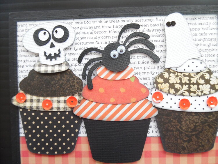 Halloween Cupcakes Card