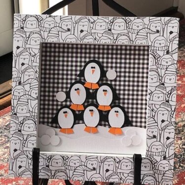 8x8 Penguin Plaque