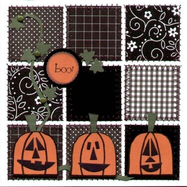 Halloween Stitched Card