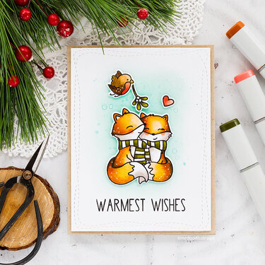Clean &amp; Simple Cute Christmas Card