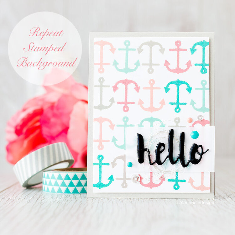 repeat stamped background