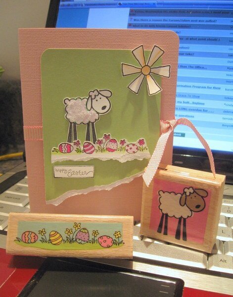 Happy Easter Card (Dollar Stamps)