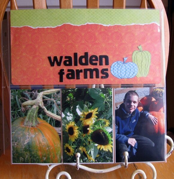Walden Farm (We R MK Sub-divided Page Protectors)