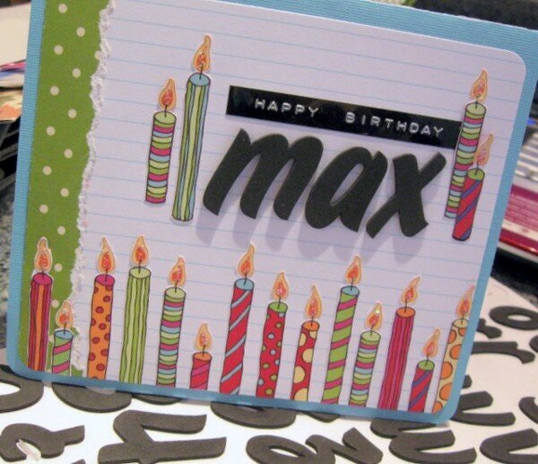 Happy Birthday Max (card)