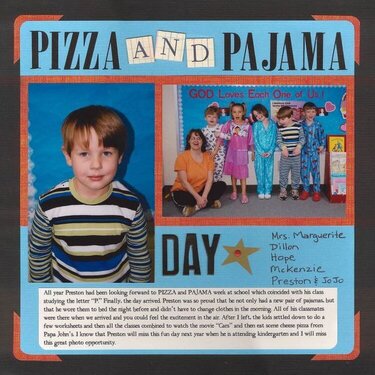 Pizza &amp; Pajama Day