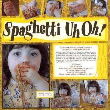 Spaghetti Uh Oh!