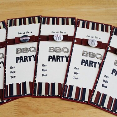 4th of July BBQ invites