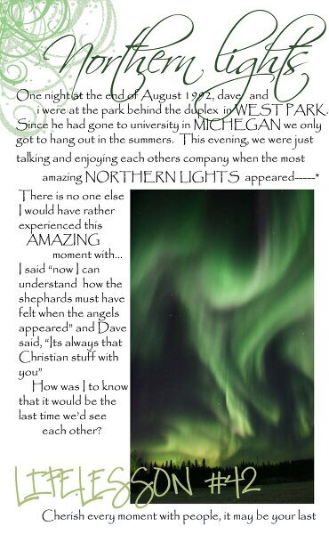 Life Lessons - Northern Lights