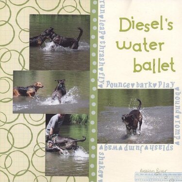 Journaling Challenge #7 - Diesel&#039;s Water Ballet