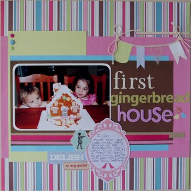 First Gingerbread House
