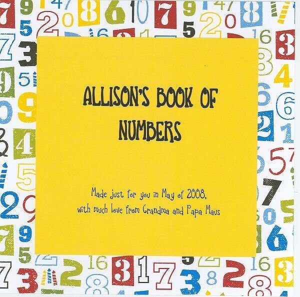 Allison&#039;s Book of Numbers-Title Page