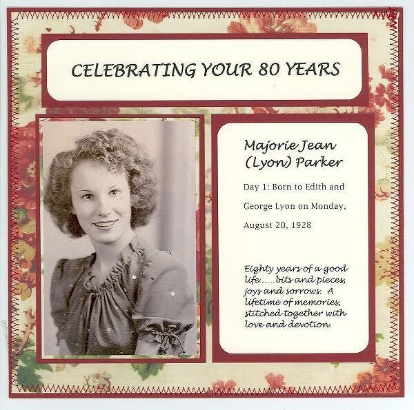 Celebrating Mom&#039;s 80 Years