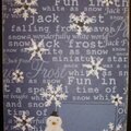 Snow Flake Christmas Card
