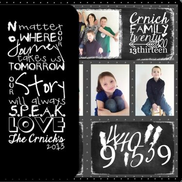 Project Life 2013 Cover Page