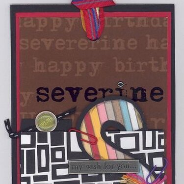 ~ Happy Birthday Severine! ~