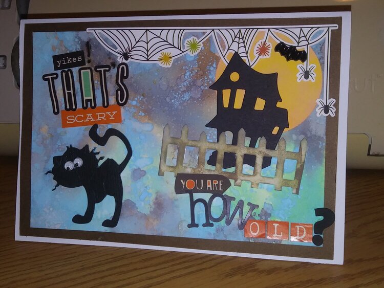 Halloween/Birthday Card