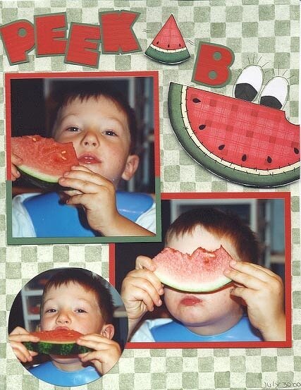 Watermelon  Peek-a-Boo 2