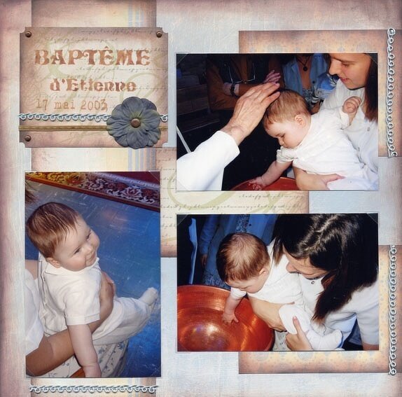 Etienne&#039;s Baptism