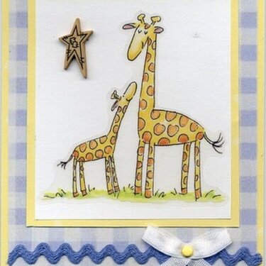 Welcome baby boy card