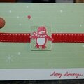 (Rubber Soul) Penguin Holiday Card