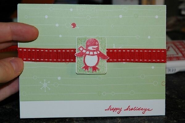 Rubber Soul Penguin Holiday Card