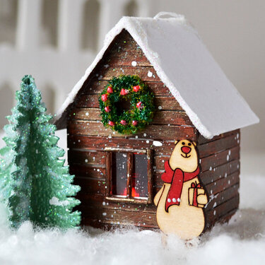 Christmas tree decoration &#039;Bear home&#039;