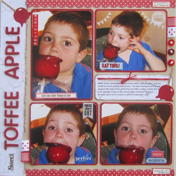 Sweet Toffee Apple